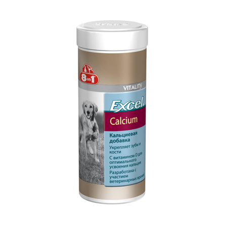 Excel Calcium Минеральная добавка для собак и щенков (с кальцием, фосфором и витамином D), 470 таблеток – интернет-магазин Ле’Муррр