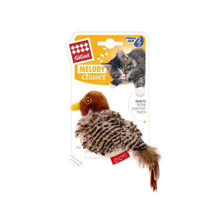 GiGwi Птичка со звуком Игрушка для кошек, с чипом – интернет-магазин Ле’Муррр